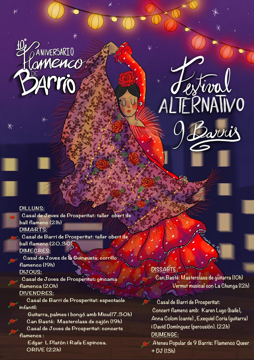 CasalBProspe's tweet photo. Us informem que ja tenim l'aforament complet per l'actuació d'avui a les 22h "concert Flamenc amb Karen Lugo, Anna Colom, Exequiel Coria i David domínguez".
#FlamencodeBarrio https://t.co/4S7mLK0wUM