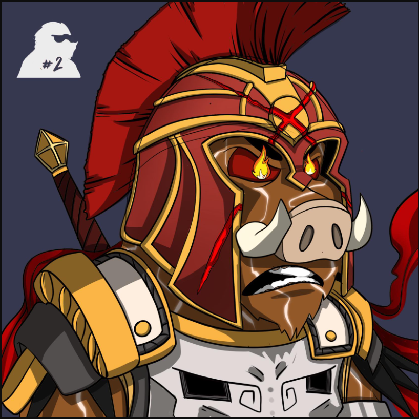 vor_nyc's tweet photo. Got my first #NFT
ARES from the #CryptoBoars. 

He's also part of the #XRPArmy and #HODLer of #XRP #Ripple as seen on his helmet. https://t.co/w8ZGy8KB2s