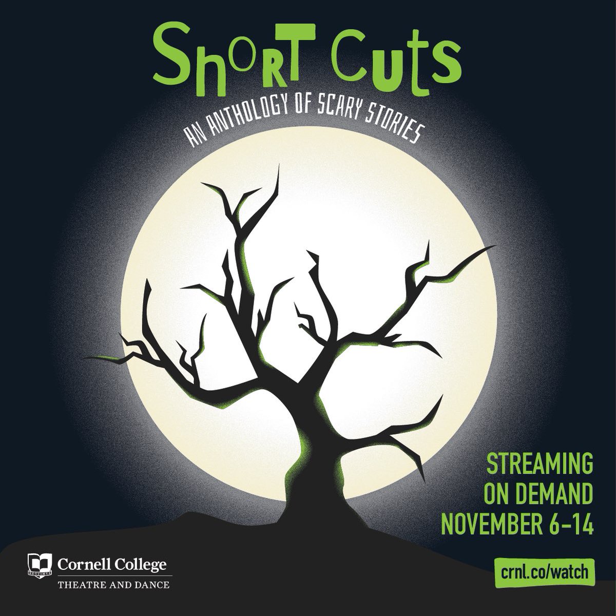 CCTDStage's tweet photo. Get registered to watch Short Cuts: An Anthology of Scary Stories before it’s too late! Register here: https://t.co/wCLu8h6apK . Make sure you catch it (maybe even a second time) before it’s gone! The link closes tomorrow. #cctd #CCTDShortCuts https://t.co/f1YWadm9b8