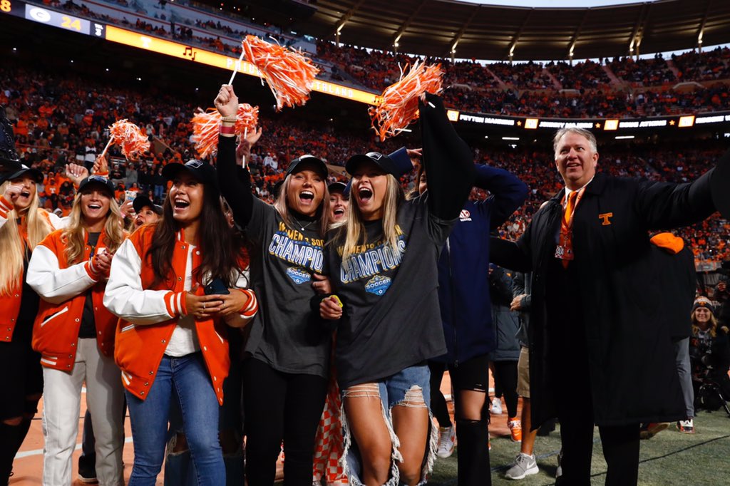 Vol_Soccer's tweet photo. SEC CHAMPS IN THE HOUSE! https://t.co/sYWjngFZ5z
