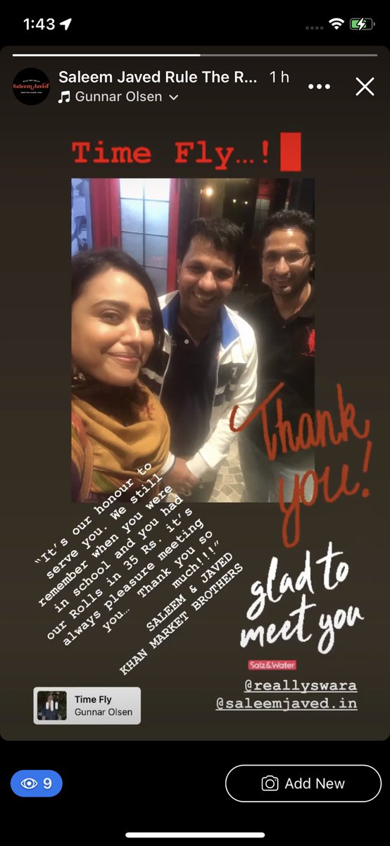 saleemjaved1960's tweet photo. Thank You so much @ReallySwara #saleemjaved #rultherolls #saleemjavedruletherolls #khanmarket https://t.co/6Zg2YgyRuF