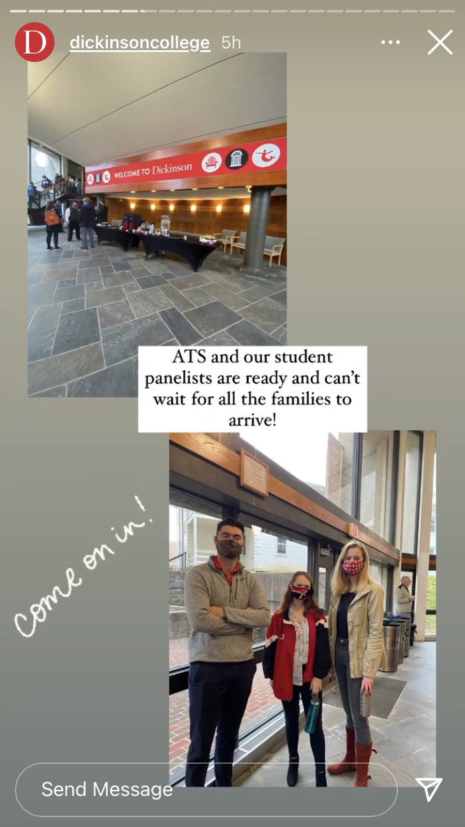 DickinsonAdmit's tweet photo. Despite a bit of rain, today was a fantastic day for our second Fall Open House! Check out the @DickinsonCol Insta story for some behind the scenes action thanks to our fabulous tour guides! #dsonvisit #dsonproud https://t.co/CFOW1ypWTm