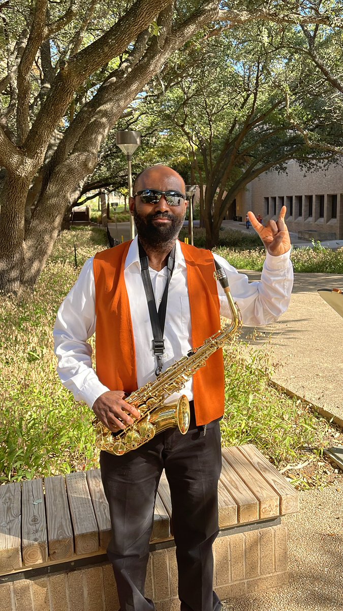✅ Saxophone
✅ Orange Vest
✅ Great Weather
✅ Texas Football

It’s Longhorn Alumni Band Day! Hook ‘em, Horns! <a href="/lhab/">Longhorn Alumni Band</a> <a href="/LonghornBand/">Longhorn Band</a> <a href="/dvhsband/">DVHS Band</a>