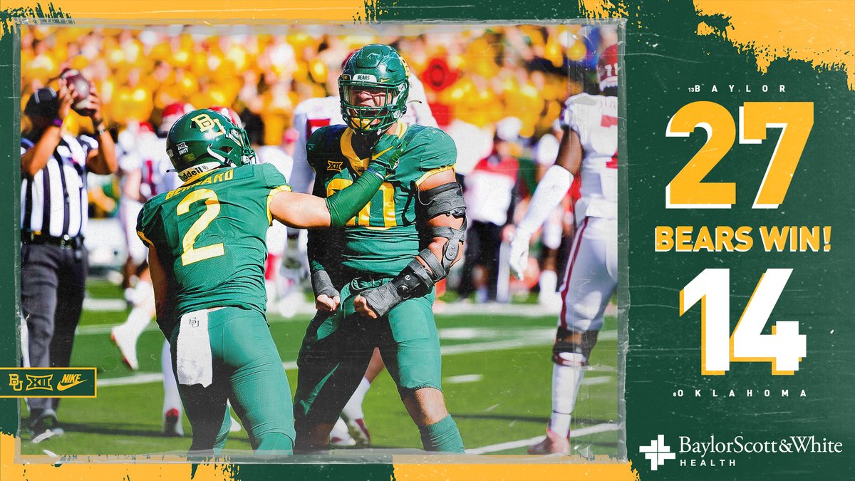 Baylor Football tweet media