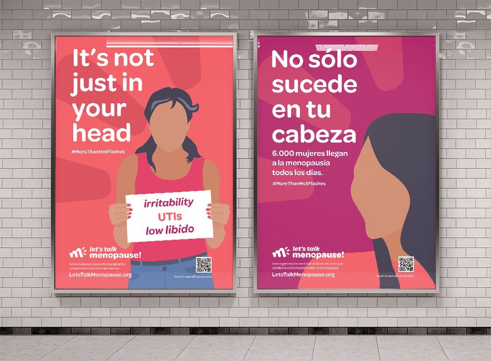 LTMenopause's tweet photo. @SJP @rgay I saw a few of the comments then had to stop—so upsetting. Ageism and misogyny. We think you ARE amazing. Join us—we are a new national #nonprofit org with a public ad campaign #MoreThanHotFlashes and #NotJustInYourHead in #NYC #subways. Help us get them all over the U.S.! https://t.co/o88Vua6xTh
