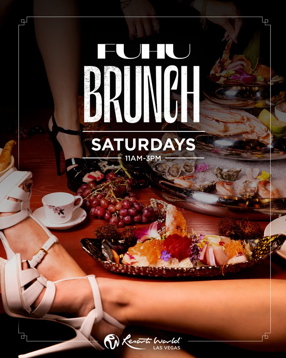 ZoukGroupLV's tweet photo. BRUNCH in style with us for an unexpected twist to your Saturdays! Enjoy decedent Far East inspired brunch dishes, paired with unique cocktails &amp; bubbly to get the party started! 🎉🥂

For reservations visit https://t.co/LkpF0nljiL
#fuhubrunch #brunchinstyle https://t.co/ysCJzpb2v3