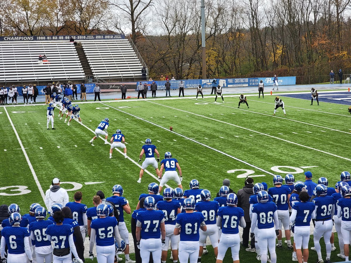 You don't often see a kickoff from the opposing team's 20-yard-line, but you also don't often see a coach launch his headset across the field, Bobby Knight-style.