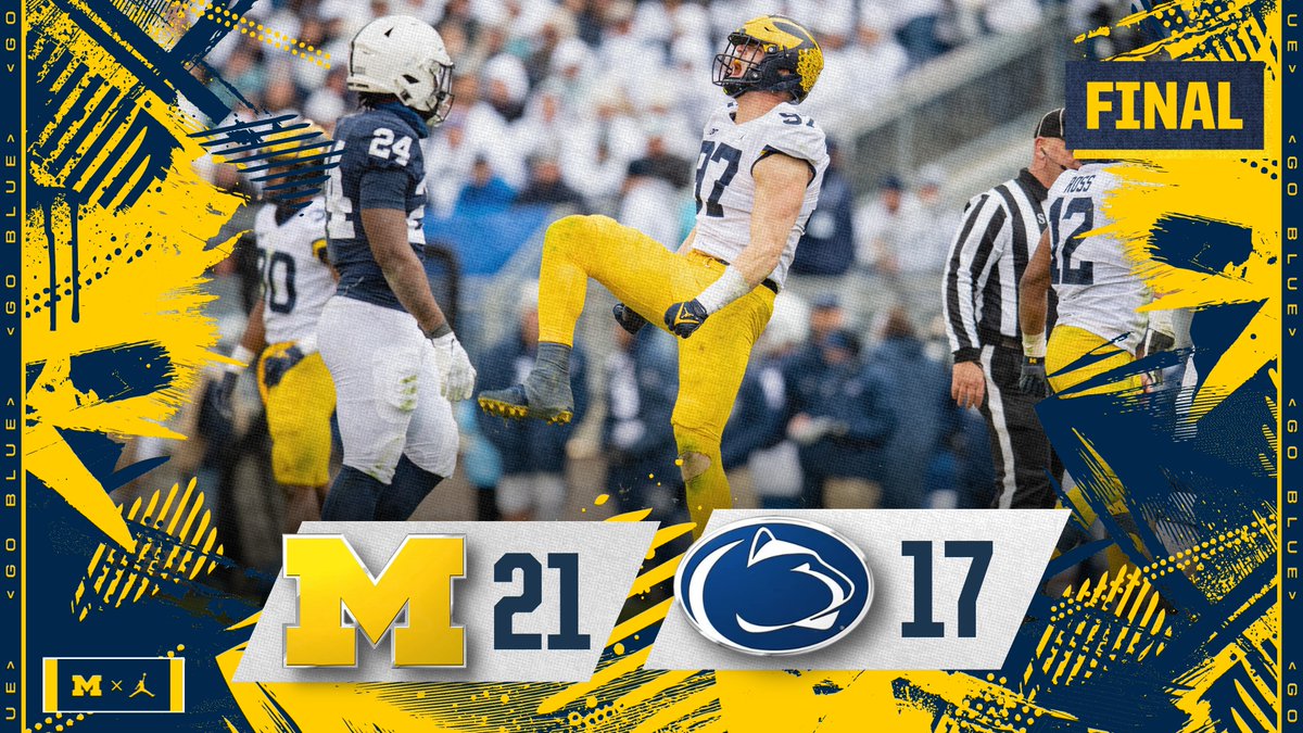 UMichFootball's tweet photo. 𝗪OOOOO! - @RicFlairNatrBoy

#GoBlue https://t.co/rulbCTr1q3
