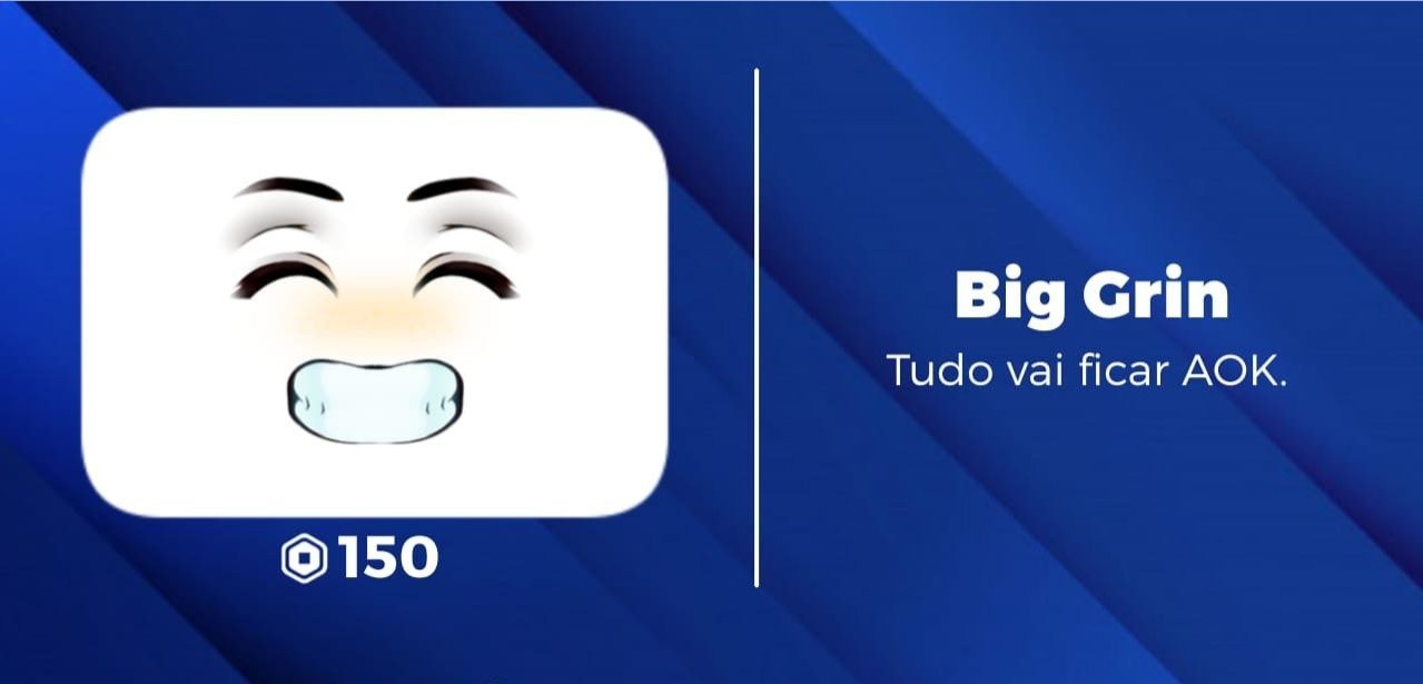 Zyr⚡ on X: NOTÍCIA: Dois novos rostos pagos do evento do Tai Verdes foram  adicionados ao catálogo do Roblox por 150 robux cada! Big Grin:   Sunrise Eyes:    / X