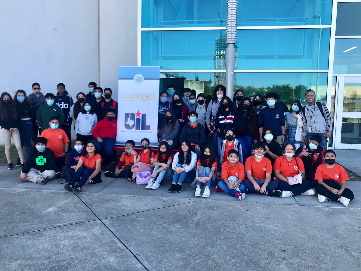 Amazing group of students representing <a href="/Fonville_MS/">Fonville Middle School</a> in UIL competition. Thank you Mr Cambel, Mr Garces, Ms Bucal and Ms Mayberry for the support to our students. #uil #proudfalcons <a href="/eholmes45/">Eric Holmes</a> <a href="/ms_aaubrey/">Audra Aubrey</a> <a href="/igsandate/">Irma Sandate</a> <a href="/GlasperLatrecia/">Latrecia Glasper</a>