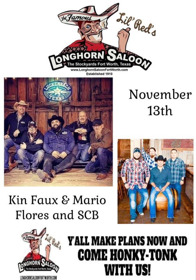 Fit Worth Stockyards tonight with <a href="/KinFaux/">Kin Faux Music</a>