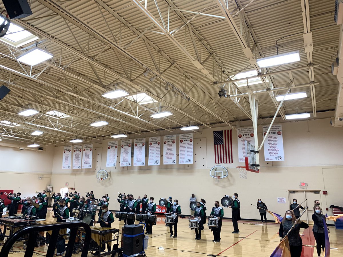RFRocketMusic's tweet photo. Couple of pictures from our recruitment “tour” to Montmorency and East Coloma-Nelson! Thanks for having us! #RFRocketPride #FutureMarchingRockets #Reignonelasttime (1/2) https://t.co/RsDvcIUwsi