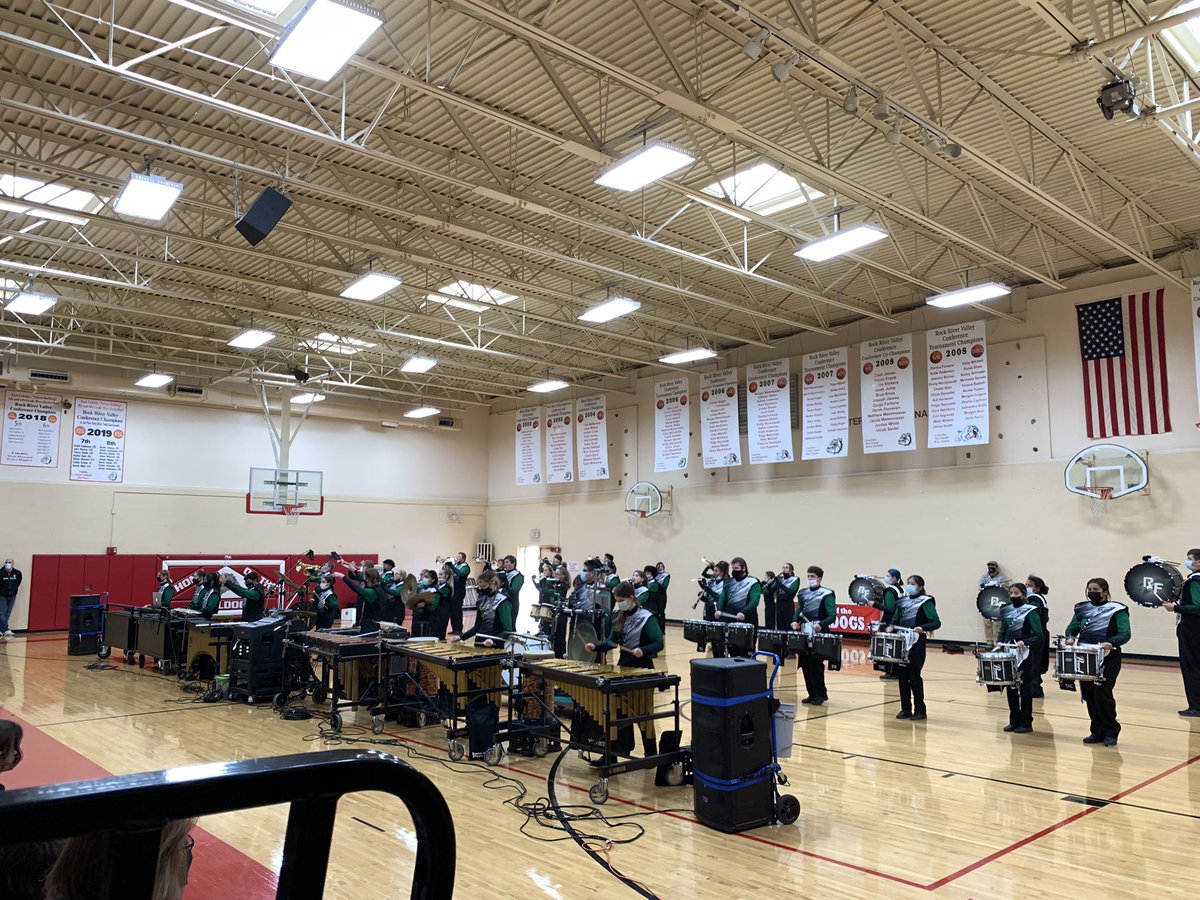 RFRocketMusic's tweet photo. Couple of pictures from our recruitment “tour” to Montmorency and East Coloma-Nelson! Thanks for having us! #RFRocketPride #FutureMarchingRockets #Reignonelasttime (1/2) https://t.co/RsDvcIUwsi