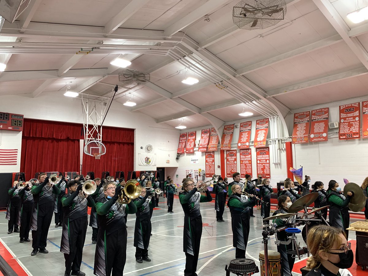 RFRocketMusic's tweet photo. Couple of pictures from our recruitment “tour” to Montmorency and East Coloma-Nelson! Thanks for having us! #RFRocketPride #FutureMarchingRockets #Reignonelasttime (1/2) https://t.co/RsDvcIUwsi