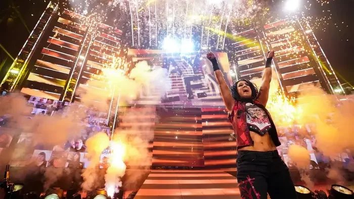 VCWRPCompany1's tweet photo. Here Comes Angel Garza Humberto Carrillo and BayMella @LosLothariosvcw @FabIsReconized @SheHugsNoMore https://t.co/vpRDbpvtr1
