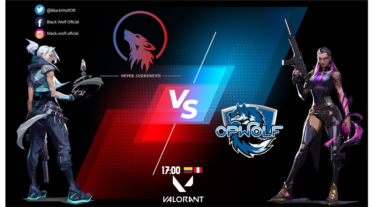 Gorgona_Esports's tweet photo. #Valorant
#ValoranLatam 

Well play cup @Axios_net @dieux_team

Hoy nos jugamos los cuartos de final ante un gran rival 
@BlackWolfOfi 🆚 @opwolf_team 

Apoyamos: En este juego  https://t.co/CPQoLlRYvQ
17:00🇨🇴🇵🇪 19:00🇦🇷🇨🇱

#GoLobos
#neversurrender https://t.co/Sf3LGNi1u8