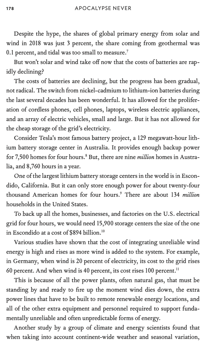 And no, batteries don't solve it, bc they're ridiculously expensive at grid scale, and yes, the people who draw a red box on a desert and claim it could power the USA/world are indeed lying to you, and have been lying about solar and batteries for 50 years