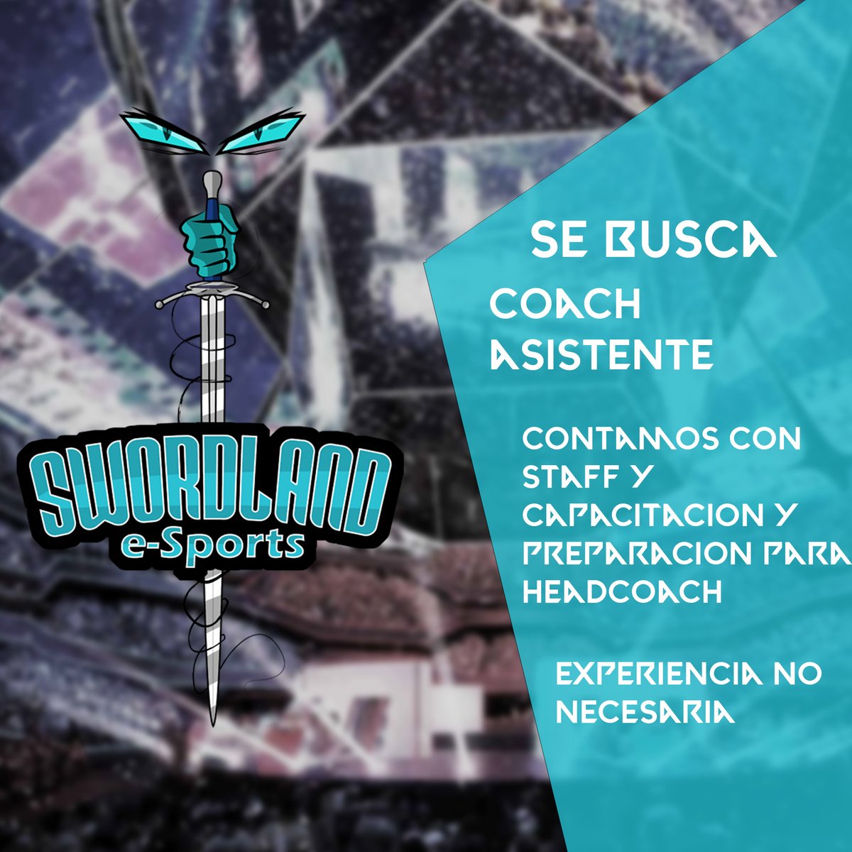 SwordlandE's tweet photo. Has pensado en aprender a dirigir una escuadra competitiva de lol o algún otro e-sport, pues esta es tu oportunidad contáctanos para recibir una propuesta formal!!!!
#GOSWE #LeagueOfLegends #eSports #BusquedaEsports @BusquedaEsports https://t.co/YxsAhRCiUj