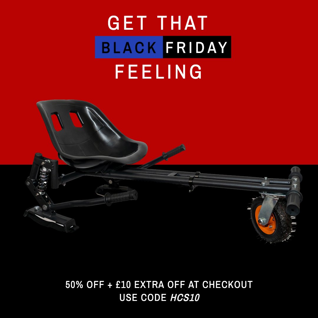 hcsgadgets's tweet photo. Get that BLACK FRIDAY feeling… ✨

Get the Ultra Monster Hoverkart 

🔵 50% OFF 🤟
🔵 £10 OFF EXTRA USE CODE HCS10 🎊
🔵 Plus, FREE UK Delivery and Extended XMAS Warranty 🚚
🔵 Over 17 Colours to choose from! https://t.co/c9RAfMo0h0
