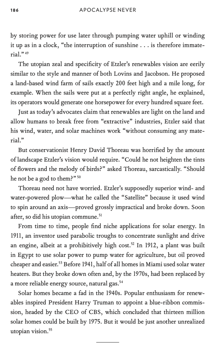 Actually, some people have been lying about renewables for 200 years, but the modern-day lying dates back to the sixties, naturally