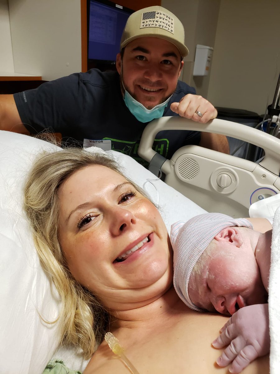 mollyndudley's tweet photo. We're proud to announce the arrival of Jackson! Born 11/10 at 10:37pm, 8lbs. 14oz, and 21.5 inches! His hair is pretty light, maybe some red. He's pretty easy going and has the softest little cry. He's the perfect addition to our family, and Matthew is so proud! #JacksonJames https://t.co/eXLE8k30DH