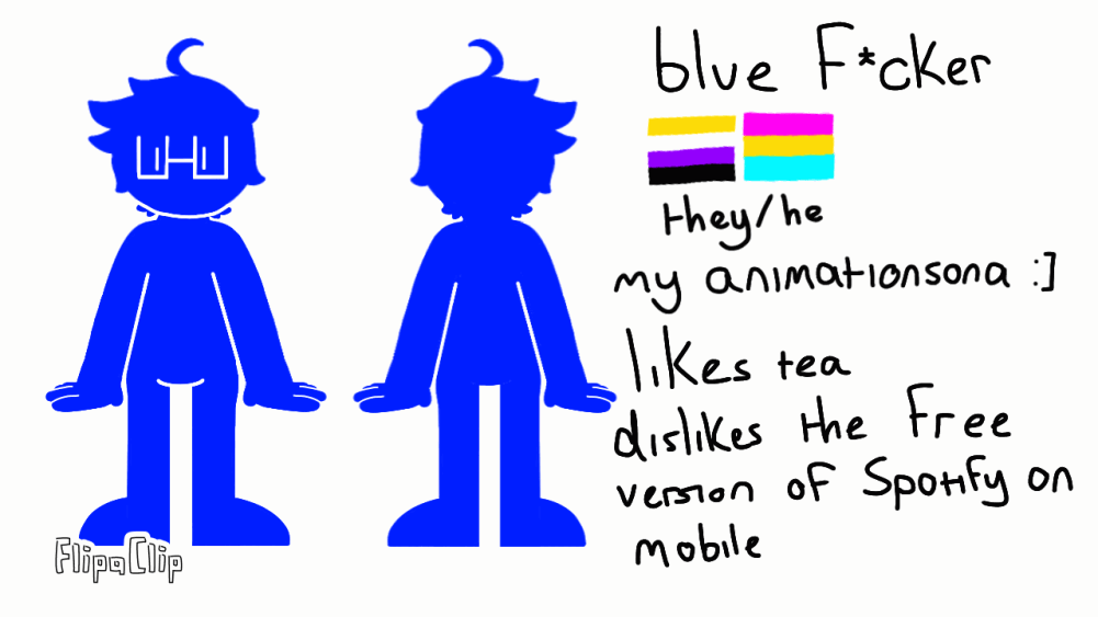 blueanimates's tweet photo. here's the ref sheet i made a few weeks ago for blue, idk if animationsona is a word but i guess it is now :p i also vibe with the word "coloursona" for blue considering he's yknow.. blue
#art #OC https://t.co/AWhmx93btN
