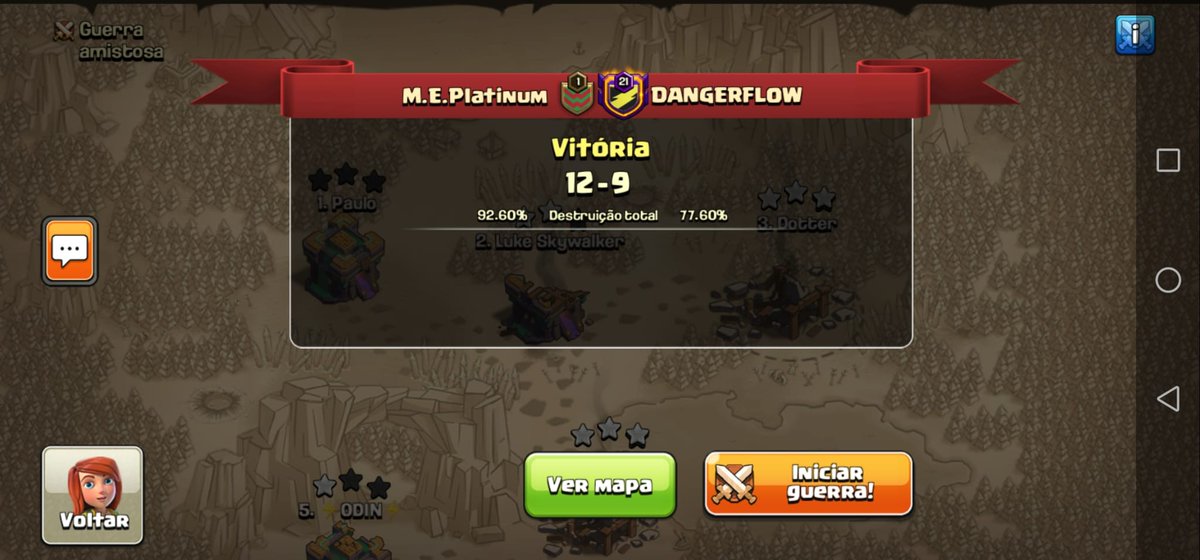 As Competições não páram e a nossa M.E PLATINUM Garantiu mais uma grande Vitória frente a um bom adversário 🔥🙌🙏

🏆 <a href="/Hogwarts2018/">Mythical War League ( MWL )</a>

⭐⭐⭐Luke Skywalker
⭐⭐⭐Rui24

Grande desempenho Equipa 🔥💪
#MaltadoEstado #MythicalWarLeague