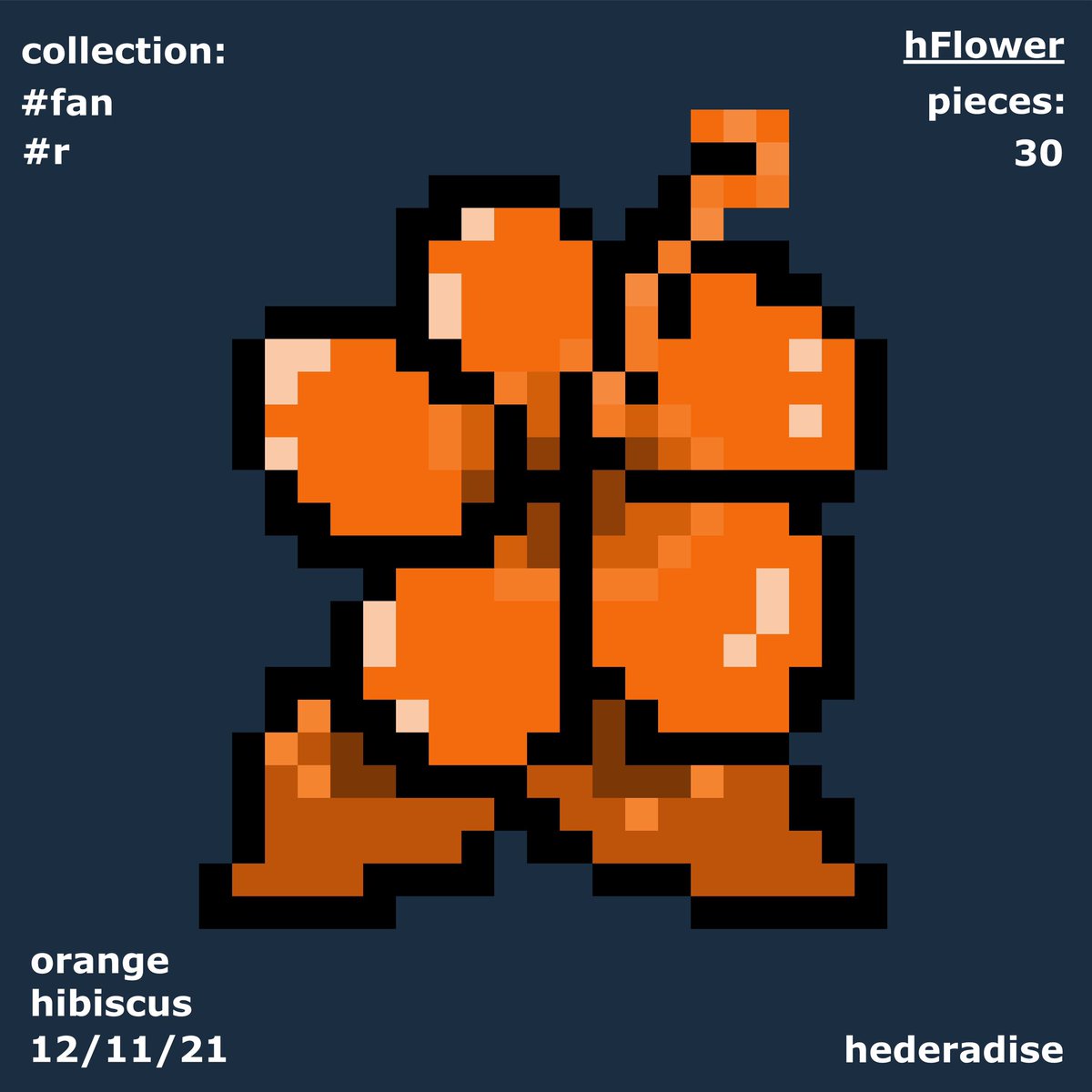 Hey guys!! The promised giveaway for the 200 followers goal is here!! ☺️🤩🌺 I’ve prepared a very rare hFlower redesign of the hibiscus flower. RT, like and follow for a chance to be among the 3 winners of this super special piece ✨🥰🌿 Good luck everybody! 24h to go! 🌼🌞🌿