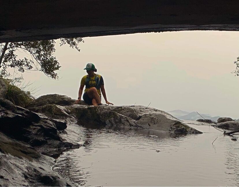 Mayi_Kuwayu's tweet photo. How do you connect to country? 

Master of Philosophy in Applied Epidemiology scholar and Muran Kungarrakun woman Kirsty Nichols is an avid trail runner. Here she is connecting to Country after doing the Warrie circuit on Kombumerri Country, QLD. 

#OurCulturesCount #MayiKuwayuSt https://t.co/mrdLBtlieS