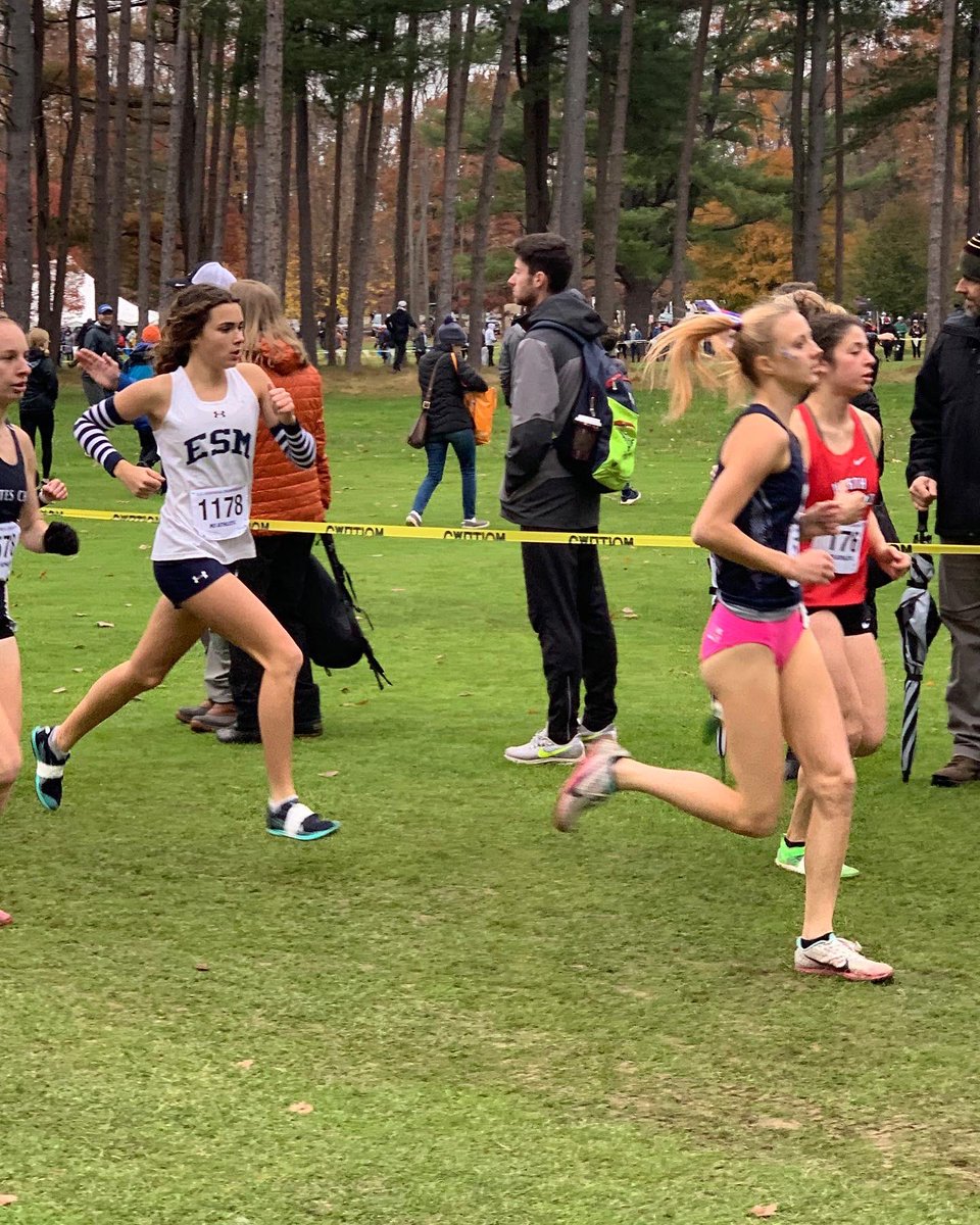 TrentowskiAD's tweet photo. Strong runs by Anna &amp; Austin today at the @NYSPHSAA cross country championships!  Austin was the top LI finisher in the A race.  Congratulations to both!  @SectXISuffolk  @ESMTrack @esm_csd @ESMSharks @ESMSharkTank @ESMSharks https://t.co/dEkr8qZzVM