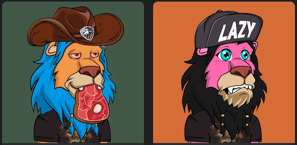 !ROAR

Dale the Ape (daletheape.com) has been nervous lately with 2 lions in our wallet. Luckily these kings of the jungle are Lazy. We added a couple <a href="/LazyLionsNFT/">Lazy Lions 👑</a> to our safe. Hey👑's, how did we do? 

#ROAR #LazyLions #LazylionsNFT