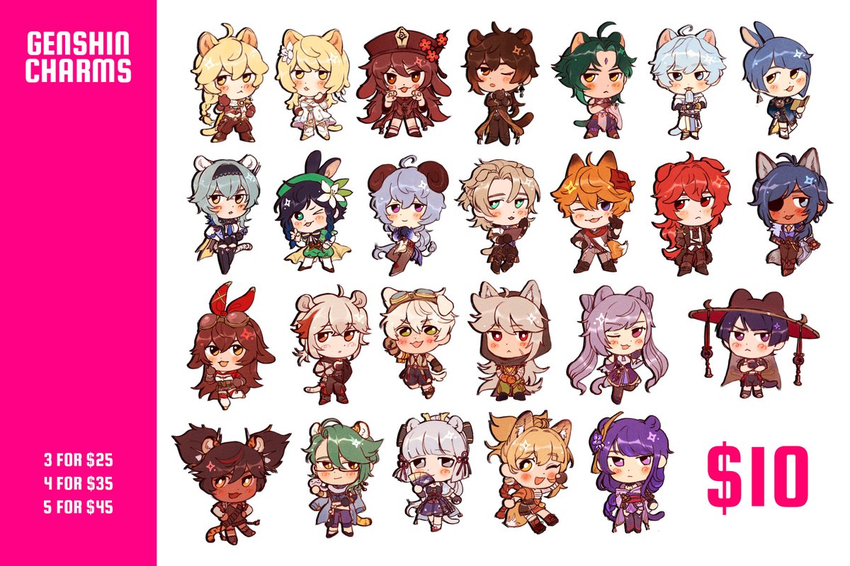 glossuji_'s tweet photo. heres my animeNYC 2021 catalog! pls feel free to drop by table L25 to see me n @soresoar !
i'm selling mostly originals this year and genshin (and some stuff not pictured here!) :]
leftovers will be put onto my online shop! https://t.co/5WghkJchq1