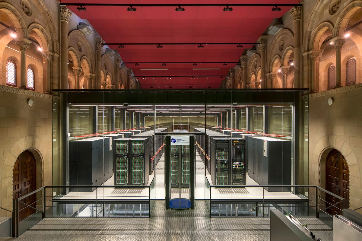 cynicalsecurity's tweet photo. So, you have a pretty supercomputer, a large warehouse, perhaps you painted something on the side… 

… meet Mare Nostrum at the Barcelona Supercomputing Centre.

Class. Pure class. https://t.co/3VHnikopUq
