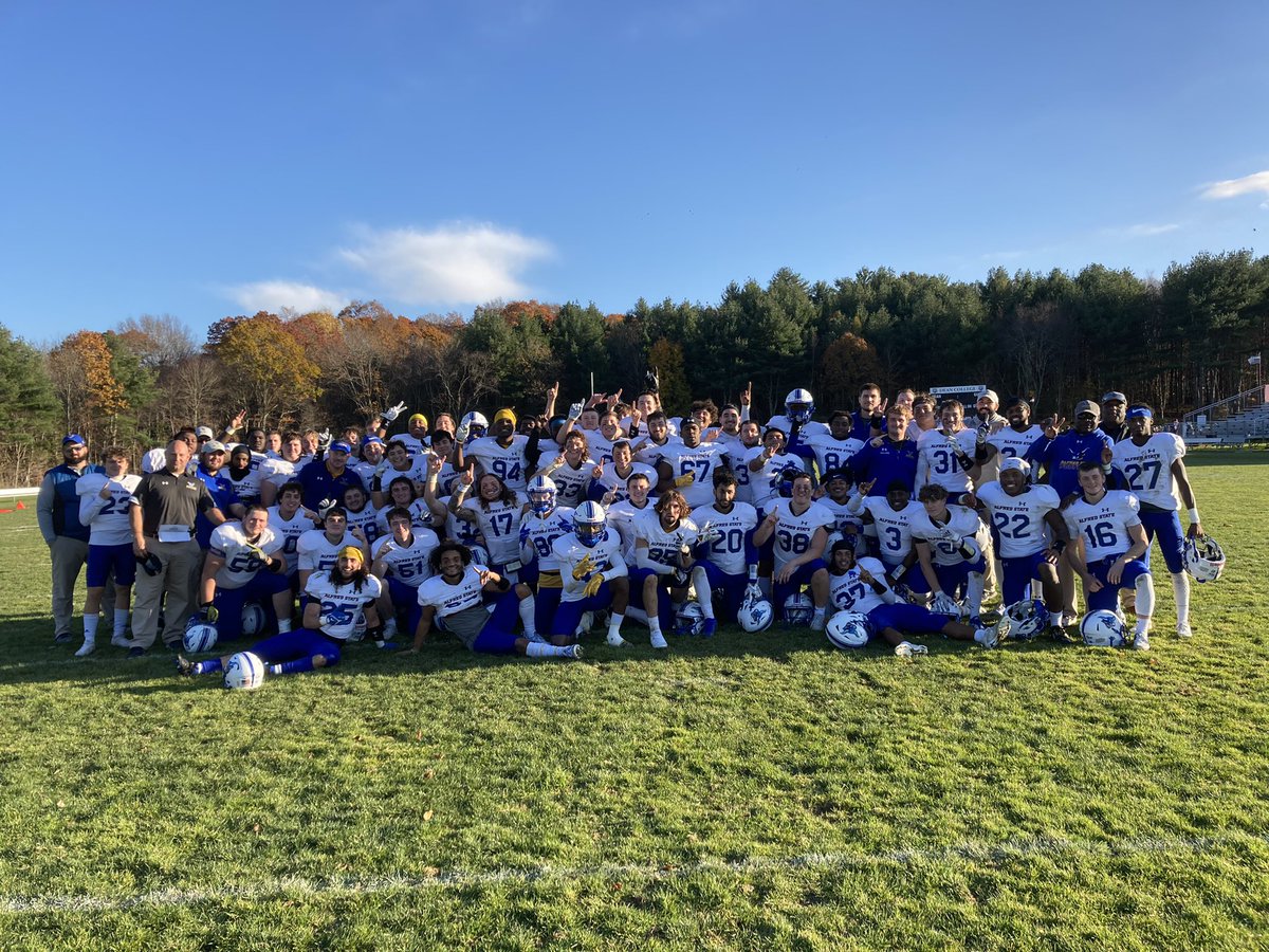 Great team win today! Your Alfred State Pioneers are co-conference champions!!