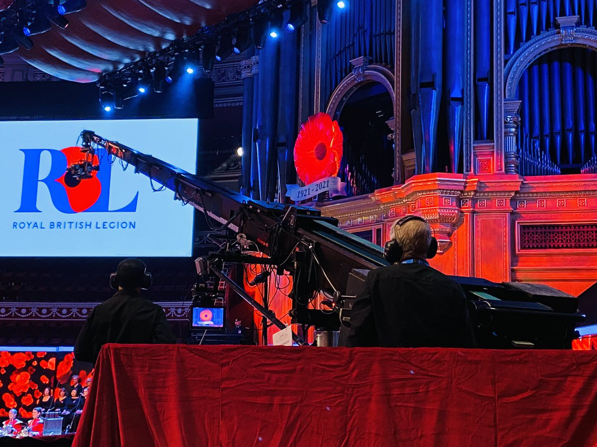 stevechalles's tweet photo. Pics - 2: Royal British Legion Festival of Remembrance at the Royal Albert Hall - covered by @cloudbass OB10 & VT1 Units and @ZenBroadcastLtd for @BBCS_Events/@BBCOne.
Nb. Pictures from the afternoon performance.
#outsidebroadcast #Cloudbass #BBCEvents #FestivalofRemembrance https://t.co/dpZHdHtBlL