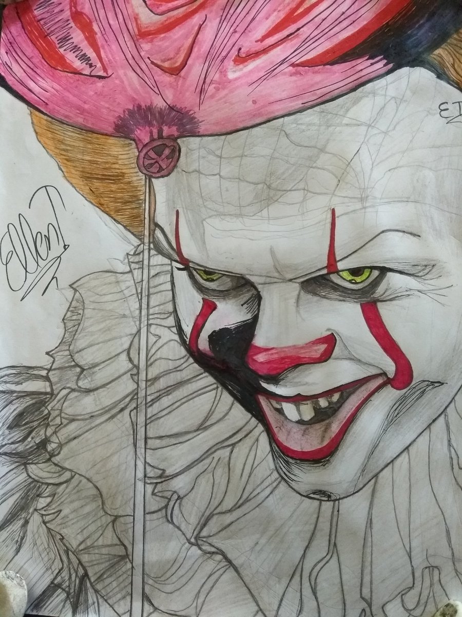 eleninart1's tweet photo. #itchapterone #itmoviechapter2 #itmovie #itchapter2 #itmovieart #itmovieπ #itmovieartwork #ArtistOnTwitter #horror #horrormovies #horrorartist #horrorart #horrorlover #horrorfan #horrorfilms #artwork #art #PennyWise #artist #drawdrawdraw #artwork #pencilart #Pencildrawing #draw https://t.co/UF7U9SIHex