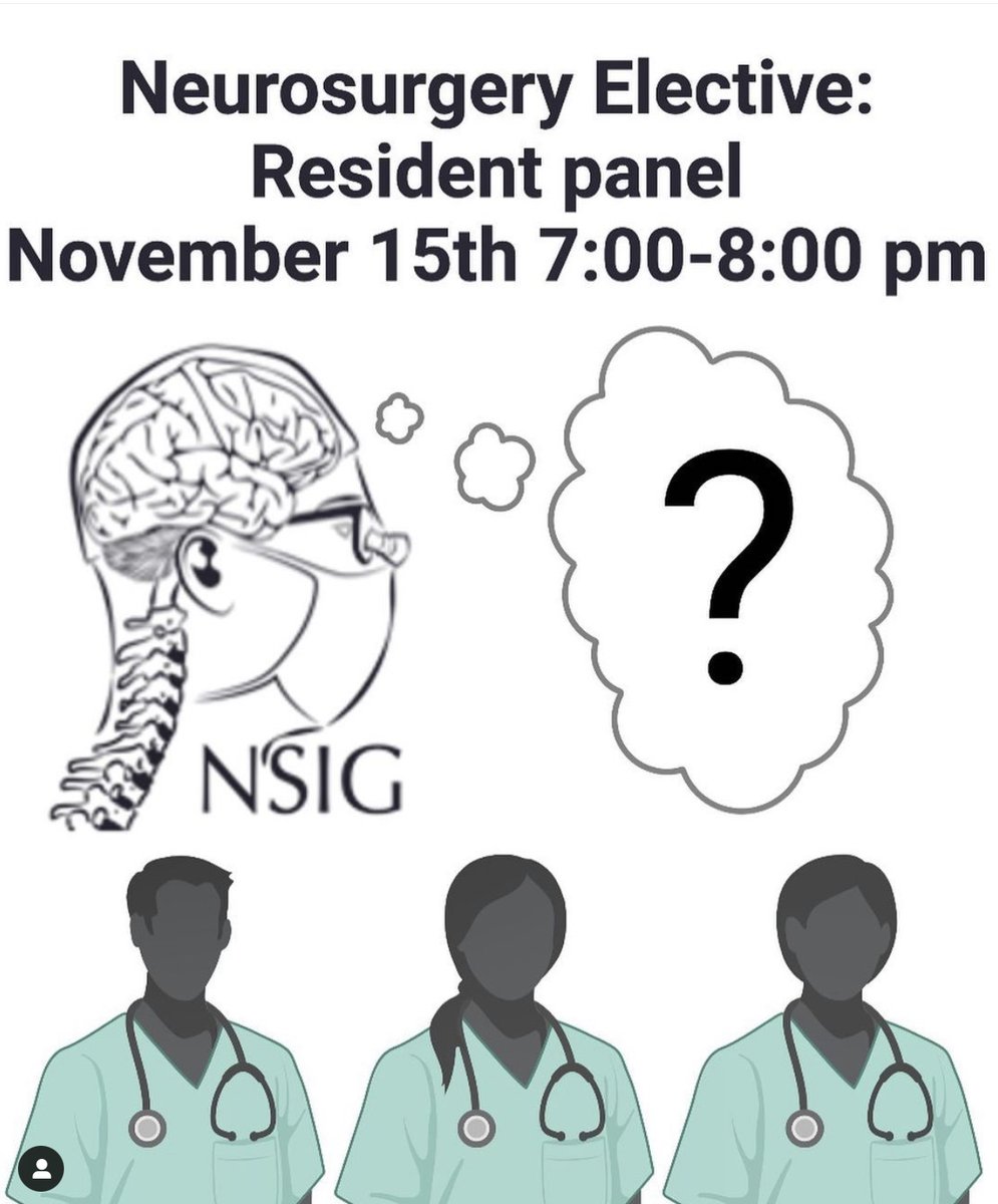 Resident Panel presented by our medical student Neurosurgery Interest Group  this coming Monday, November 15th, 7-8 PM.  Join our UCI neurosurgery residents discussing life as a resident, what they wish they knew in medical school, and valuable advice for medical students.