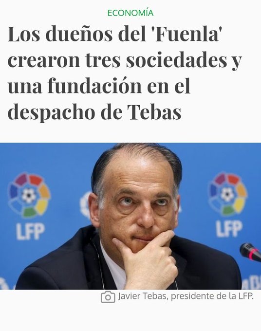 Javier Tebas, vicepresidente de la LFP: "Sabemos que en España se están amañando partidos - Página 4 FEGudwVXMAUtkHa?format=jpg&name=small