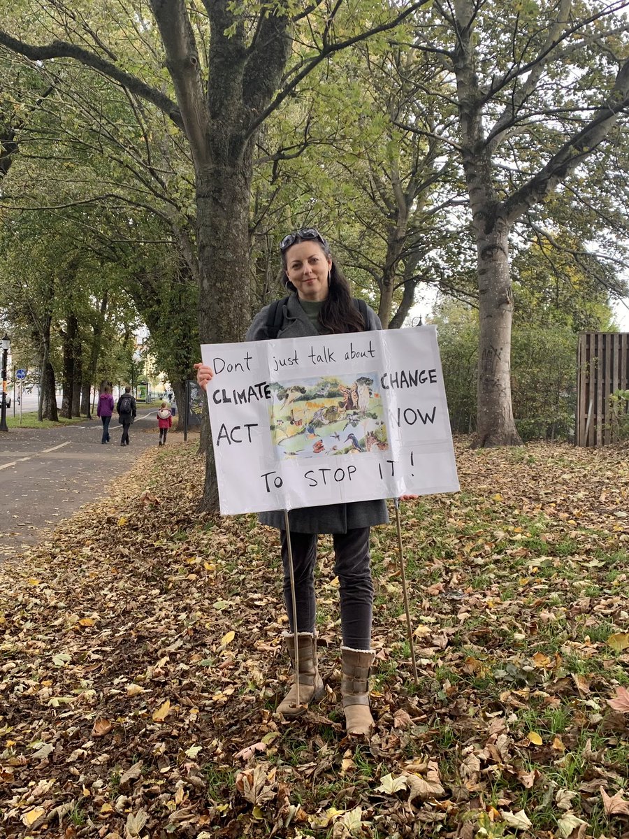 ‘Don’t just talk about #ClimateChange, #ActNow to Stop it!’ 💚 Benji age 8 
‘I want to be counted, one #protest might not #change things but if everyone protests that might!’
 #marching #ClimateJustice #ClimateActionNow <a href="/Natures_Voice/">RSPB</a> <a href="/WildlifeTrusts/">The Wildlife Trusts</a> <a href="/Lucy_Lapwing/">Lucy Lapwing</a>