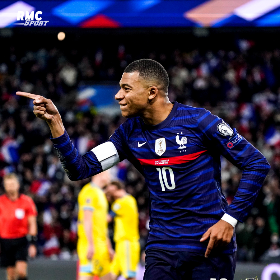 💥 Quelle performance de Kylian Mbappé face au Kazakhstan !

⚽️ 4 buts
🎯 1 passe décisive

🤯 Premier joueur à inscrire un quadruplé avec l'EDF, depuis Just Fontaine en 1958 !
