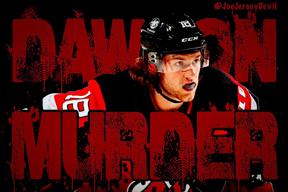 JoeJerseyDevil's tweet photo. How ‘bout the kid, though! How bout the kid! He’s absolute MURDER for opposing @NHLdotcom defenses.🩸🩸🩸👹🩸 #dawsonmercer #nhl #njdevils #newjersey #hockey #newjerseydevils #letsgodevils #letsgodevilspodcast #devilsdaily #devilsinsider @NJDevils @DawsonMercer14 https://t.co/bJKPBN6mLt