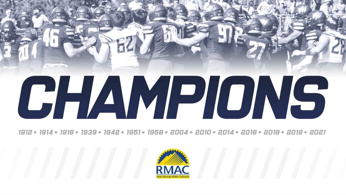 𝗙𝗜𝗡𝗔𝗟

⚒ 63
🐻 0

Mines downs Adams State and clinches its third straight RMAC 👑  - 14th in program history.

#HelluvaEngineer