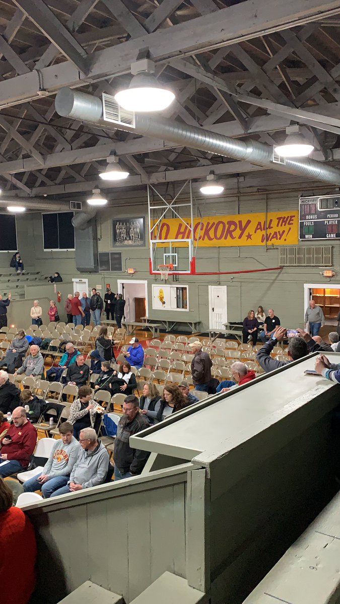 We are going to watch the movie Hoosiers in the Hoosiers gym! Soo cool