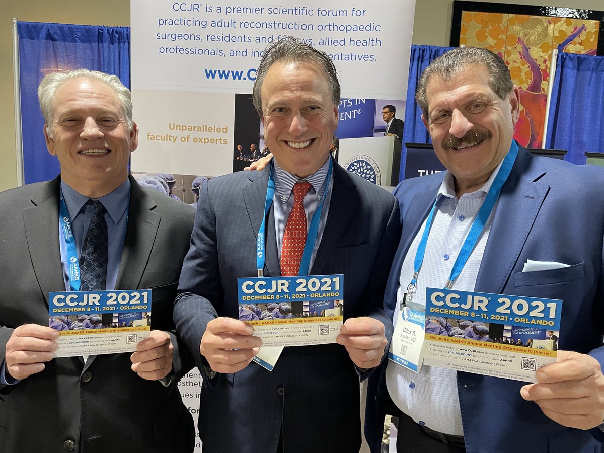 HipSocKneeSoc's tweet photo. The best (and most photogenic) faculty anywhere, bar none. Join us at #ccjr2021. Register with your #AAHKS code. #ThisIsCCJR #currentconcepts #arthroplasty #orthotwitter #orthofeed #adultrecon #totaljoint #roboticsurgery #pji #outpatientsurgery #meded https://t.co/MOr7RLJvuq