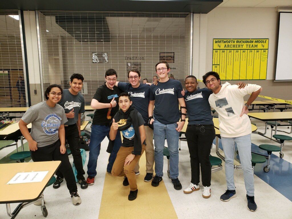 wcsCHSjc's tweet photo. Centennial's Archery Team made their debut at their first NASP tournament, today! Go Cougs! https://t.co/lQDnkrncef