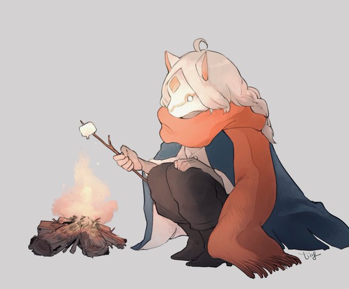 「animal ears campfire」 illustration images(Latest)