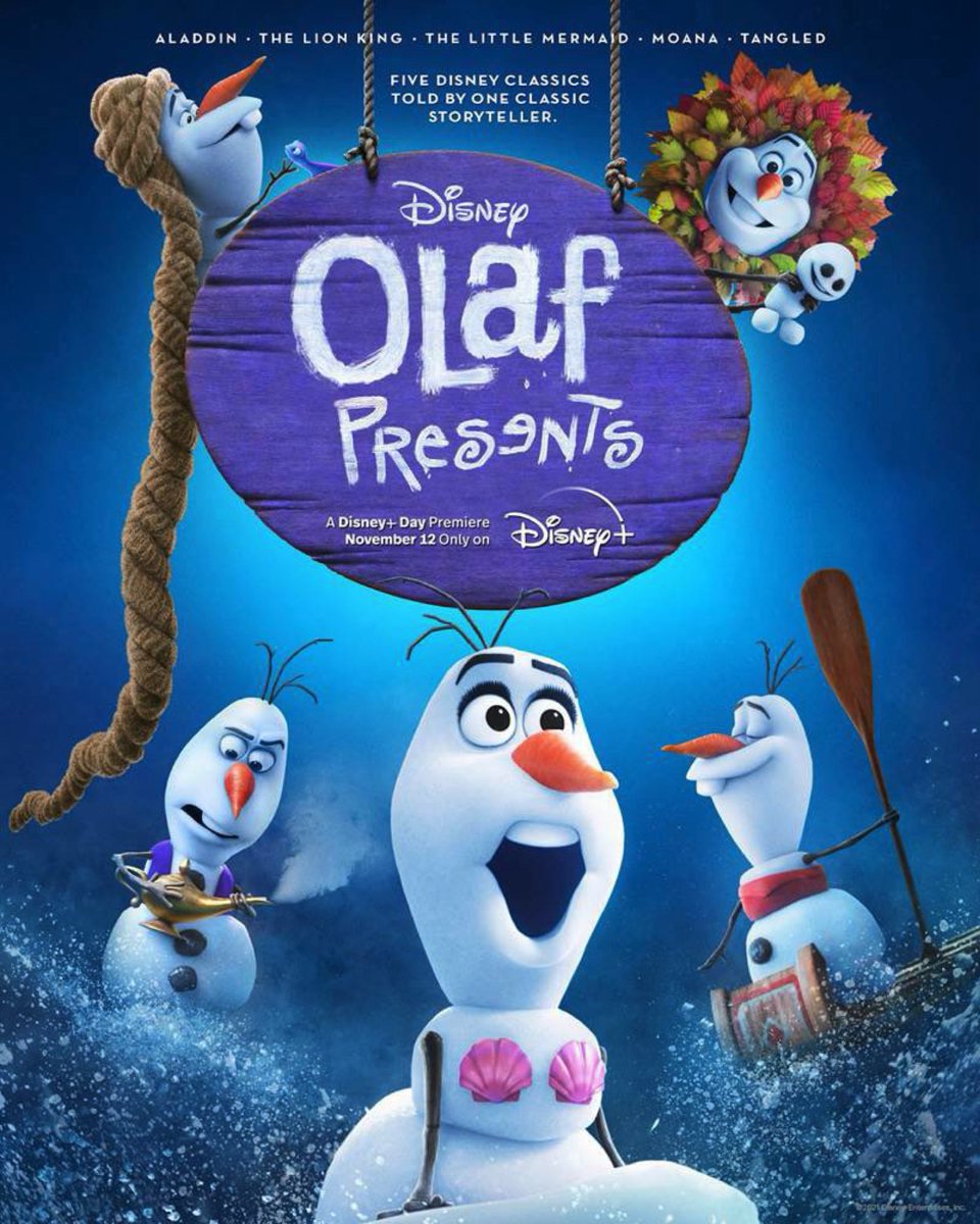 DiamondBleu7's tweet photo. Nos puede gustar más? #OlafPresents #OlafPresenta nos encanta 💙💙💙💙💙 @JuanjoMayo @DisneyPlusES @DisneySpain https://t.co/qlXfkN4ofG