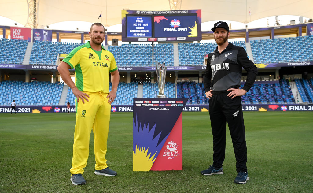 cricbuzz's tweet image. #T20WorldCupFinal day is here!! #NZvsAUS 

Drop your predictions.

1. Winners
2. Man of the match
3. Man of the tournament