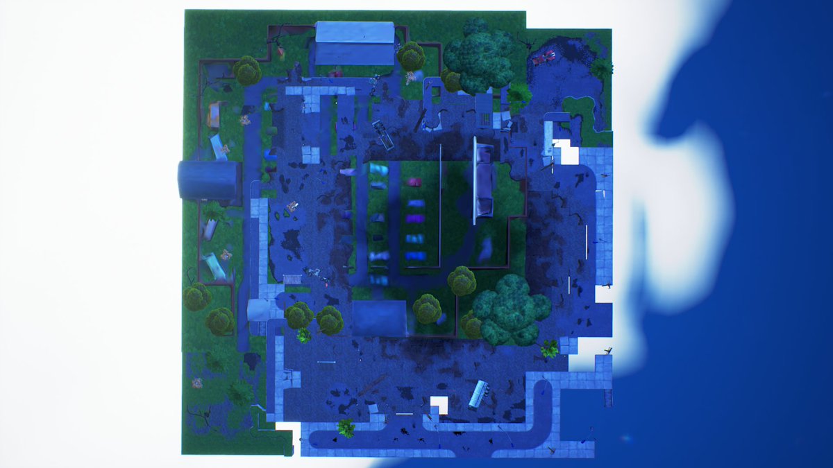 InsideHomebase's tweet image. About 3 years ago when the Blockbuster Questline 1st released, the Crater would appear to have Risky Reels overlaid on top of it on the Minimap.

This is because the movie screen&apos;s LOD was, for some reason, the entirety of Risky Reels.