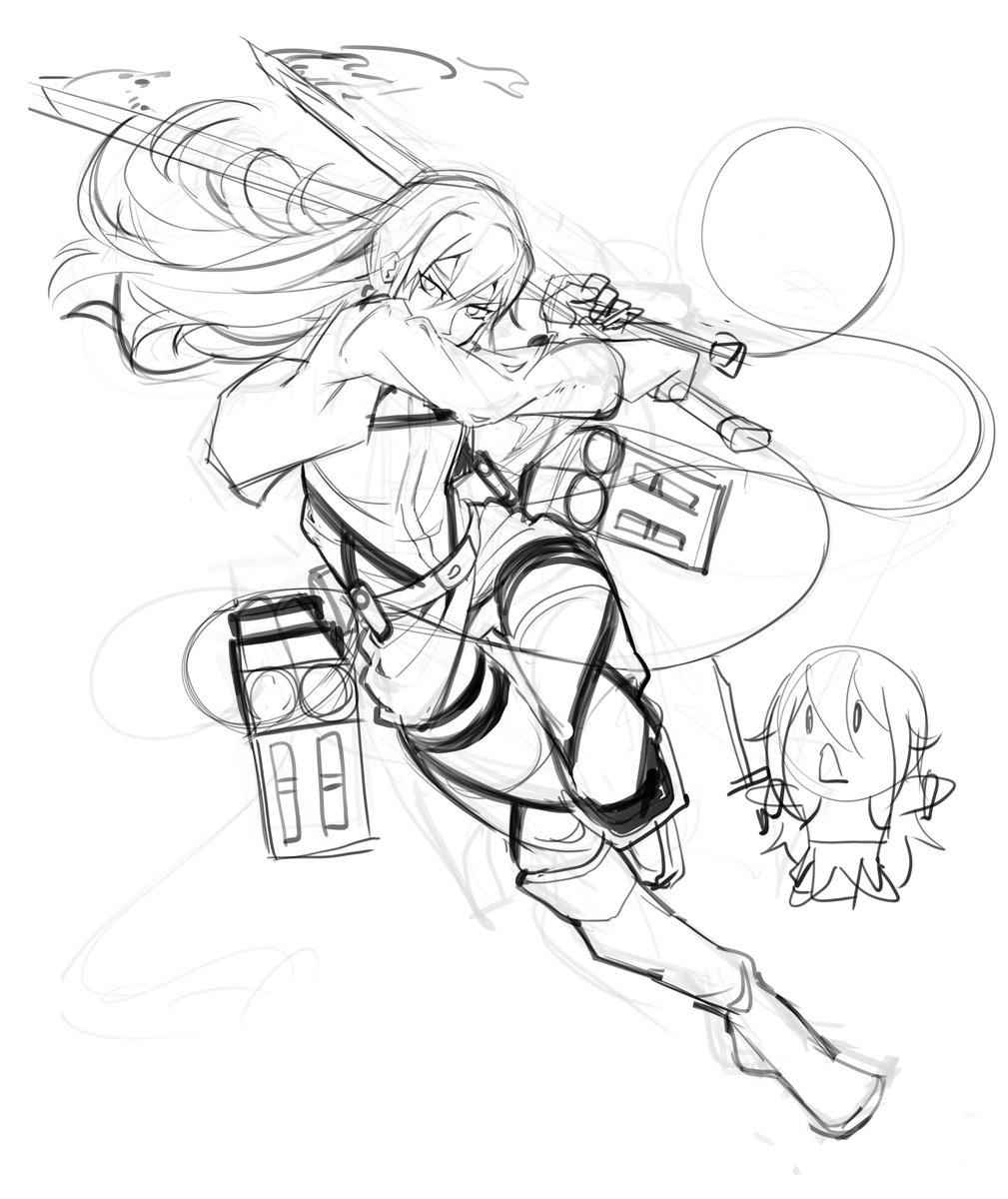 Saiykik's tweet photo. AOT Lucina WIP 2 https://t.co/T0BjYDPEID